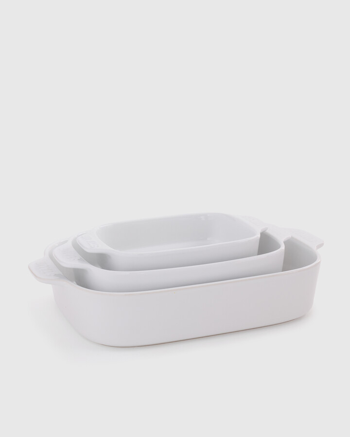 Staub | Stoneware Rectangular Baking Dishes, Set of 3