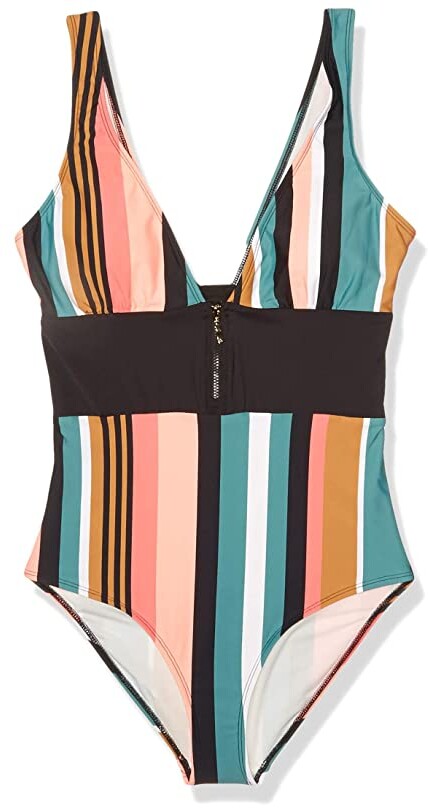 One Piece Zip Front Swimwear Shop The World S Largest Collection Of Fashion Shopstyle