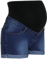 Thumbnail for your product : boohoo Maternity Over The Bump Denim Short