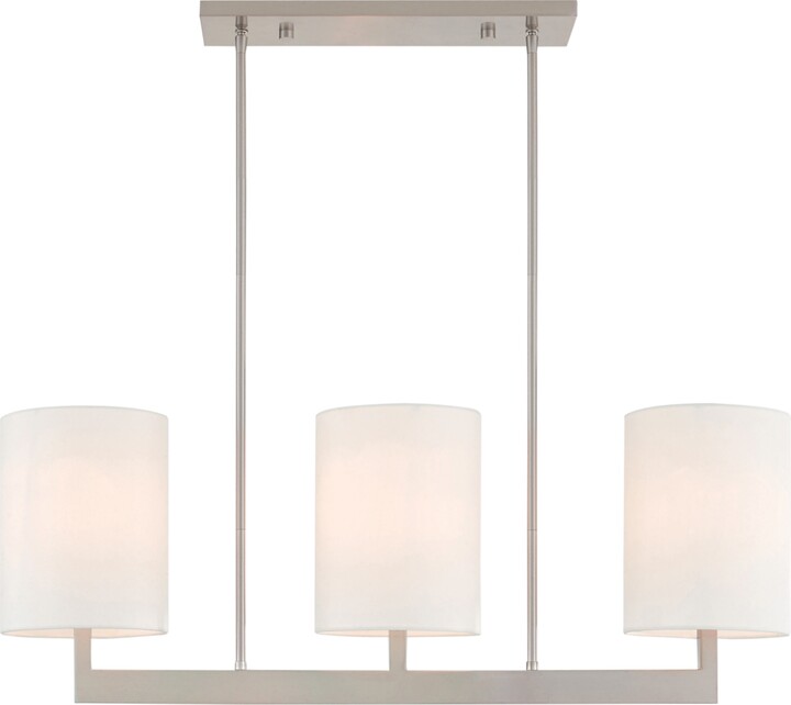 Livex Hayworth 3-Light Linear Chandelier