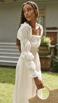Thumbnail for your product : Sleeper Michelin Linen Dress In Garden Rose