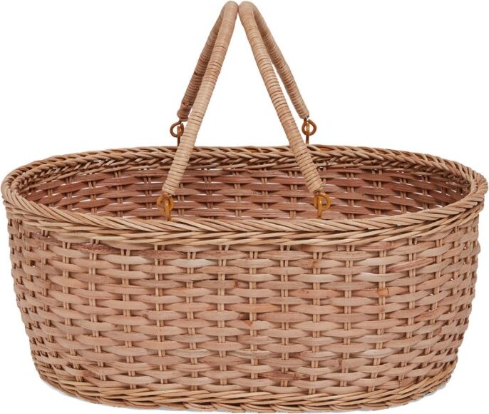 Olli Ella Rattan Basque Basket ShopStyle
