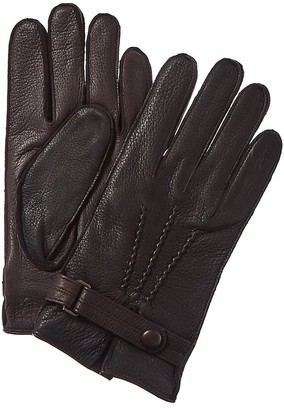 Bruno Magli Cashmere-Lined Leather Glove - ShopStyle