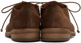 Thumbnail for your product : Marsèll Brown Suede Zucca Media Derbys