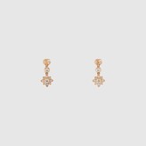 Thumbnail for your product : Gucci Flora 18k diamond earrings