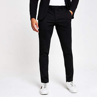River Island Black super skinny suit trousers
