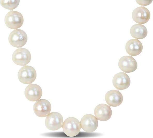 Everly Jewelry EVERLYJEWELRY|Brass9-11mmCulturedFreshwaterEdisonPearlNecklace18inc