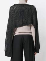 Thumbnail for your product : Chalayan overlay knit top