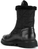 Thumbnail for your product : Moncler quilted shearling-trim boots