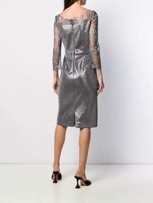 Ermanno Scervino lace sleeve sheath dress