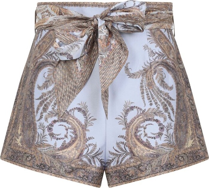 Zimmermann Hypnotic Flat Front Shorts