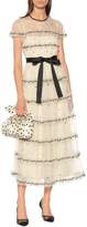 Thumbnail for your product : RED Valentino Embellished tulle dress