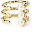 Thumbnail for your product : Rebecca Minkoff Two-Tone Beaded Ring