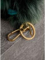 Thumbnail for your product : Burberry Thomas Bear Pom-Pom Charm in Check Cashmere