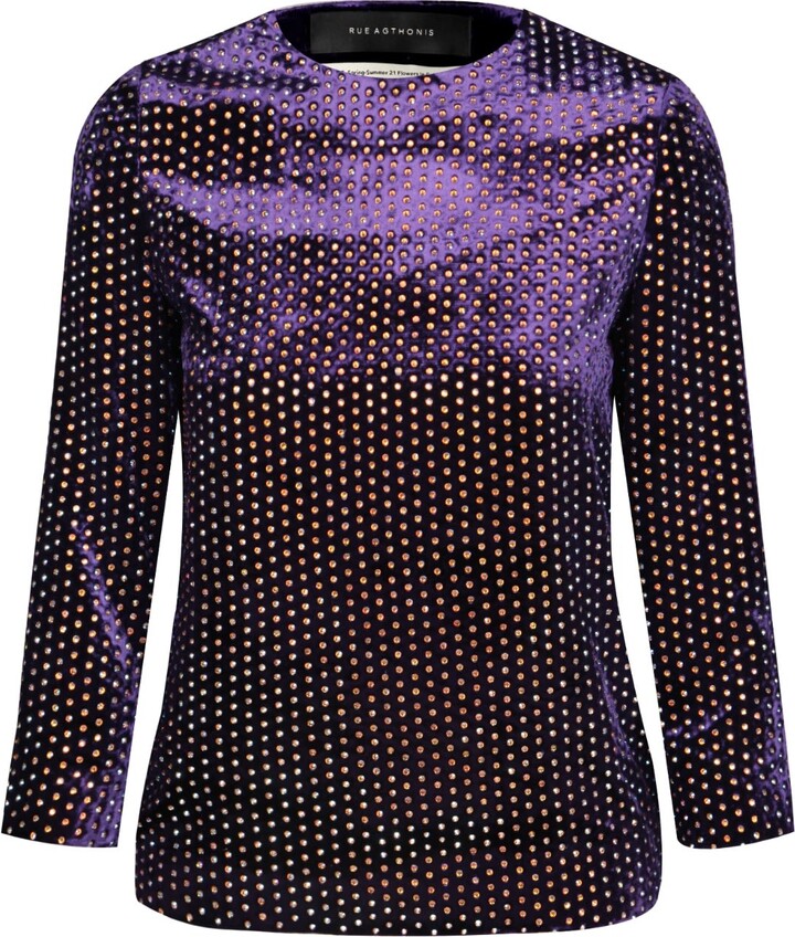 Rue Agthonis Purple Vigne Top