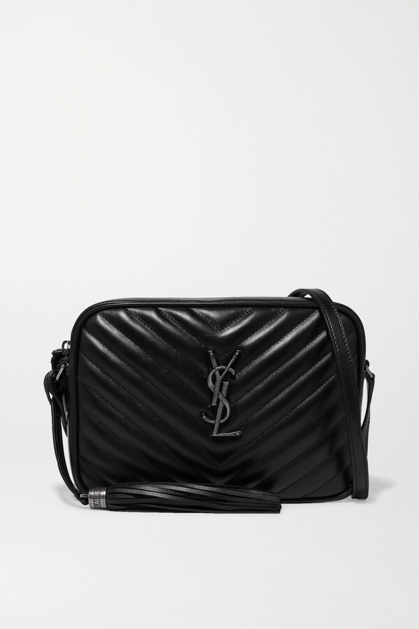 Saint Laurent Lou Quilted Leather Shoulder Bag Black ShopStyle