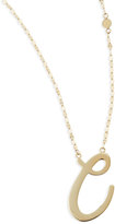 Thumbnail for your product : Lana 14k Gold Initial Letter Necklace, C