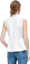 Thumbnail for your product : Rebecca Taylor Sleeveless Medallion Lace Poplin Top