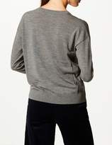 Thumbnail for your product : Marks and Spencer Pure Merino Wool Relaxed Fit V-Neck Jumper