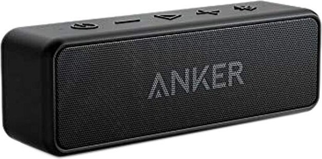 Anker Soundcore 2 Portable Bluetooth Speaker with 12W Stereo Sound, Bluetooth 5, Bassup, IPX7 Waterproof, 24-Hour Playtime, Wireless Stereo...