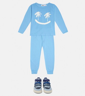 Molo Luve printed cotton-blend pajama set