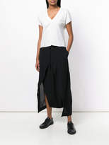 Thumbnail for your product : Barbara I Gongini layered wrap midi skirt