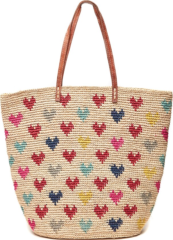 Mar y Sol Amelie Raffia Tote