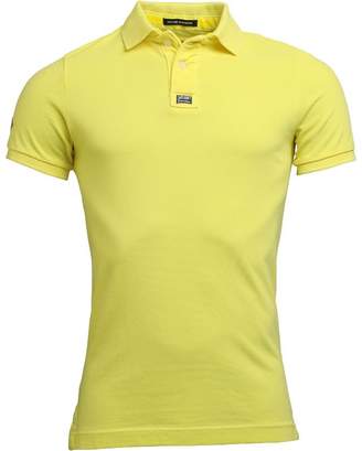 Superdry Mens New Vintage Destroyed Pique Polo Lemon Yellow