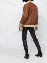 Thumbnail for your product : Zadig & Voltaire Long-Sleeve Shearling Coat