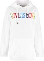 Thumbnail for your product : Alberta Ferretti Love Is Love Cotton Hoodie