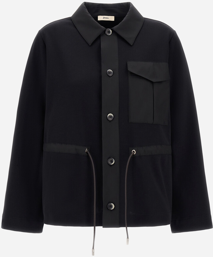 Herno Shirt In 100% Cotton Interlock And Arendelle