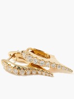 Thumbnail for your product : Melissa Kaye Lola Diamond & 18kt Gold Needle Earrings - Yellow Gold