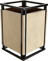 Thumbnail for your product : R & Y Augousti Shagreen Waste Paper Bin-White