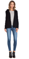 Thumbnail for your product : James Perse Hooded Fleece Zip Jacket
