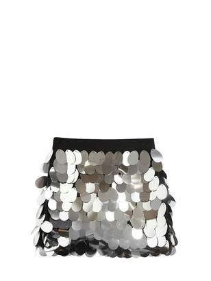 Milly Minis Sequined Stretch Tulle Skirt