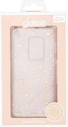 Sonix Gs9+, Clear Coat Case Military Drop Test Certified For Samsung S9 Plus Gs9+ Cosmic Gold, Silver, Stars