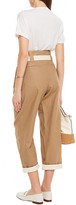 Thumbnail for your product : Brunello Cucinelli Bead-embellished Cashmere And Silk-blend Top