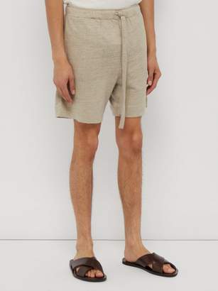 BEIGE Hecho - Relaxed Linen Jersey Shorts - Mens