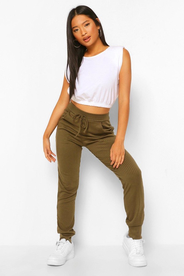 petite high waisted joggers