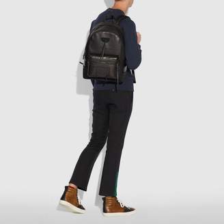 Coach Academy Backpack With Whipstitch
