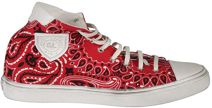 saint laurent bandana sneakers