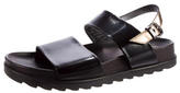 Thumbnail for your product : McQ Leather Slingback Sandals