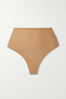 Thumbnail for your product : SKIMS Fits Everybody High Waisted Thong - Ochre