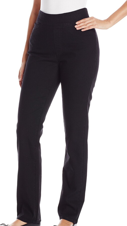 Chic Women’s Easy Fit Elastic Waist Pull On Pant