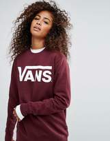 Thumbnail for your product : Vans Classic Logo Sweatshirt In Red