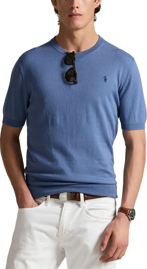 Polo Ralph Lauren Short Sleeve Cotton Crewneck Sweater