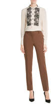 Thumbnail for your product : Alberta Ferretti Straight Leg Pants with Wool