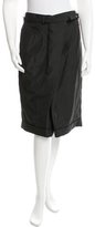 Thumbnail for your product : Comme des Garcons Pleated Knee-Length Shorts w/ Tags