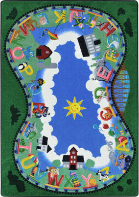 Alphabet Railway by Joy Carpets Area Rug