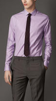 Thumbnail for your product : Burberry Modern Fit Microcheck Cotton Shirt